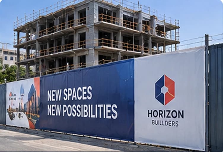 Construction Hoardings by DubaiAd.