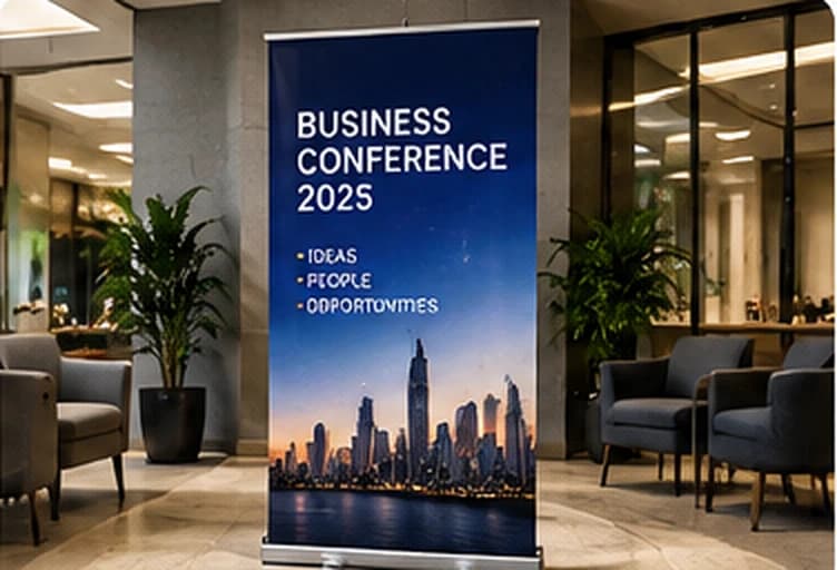 Roll-Up Banners & Standees by DubaiAd.