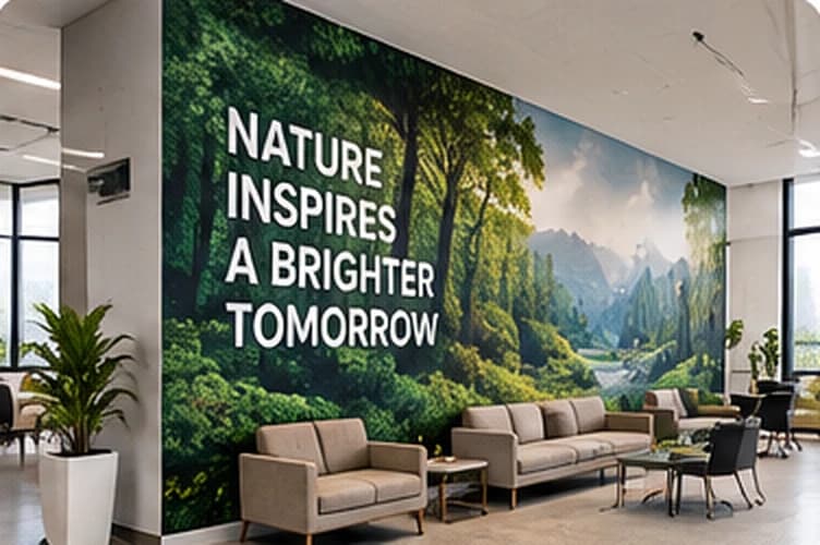 Wall Murals & Indoor Graphics by DubaiAd.