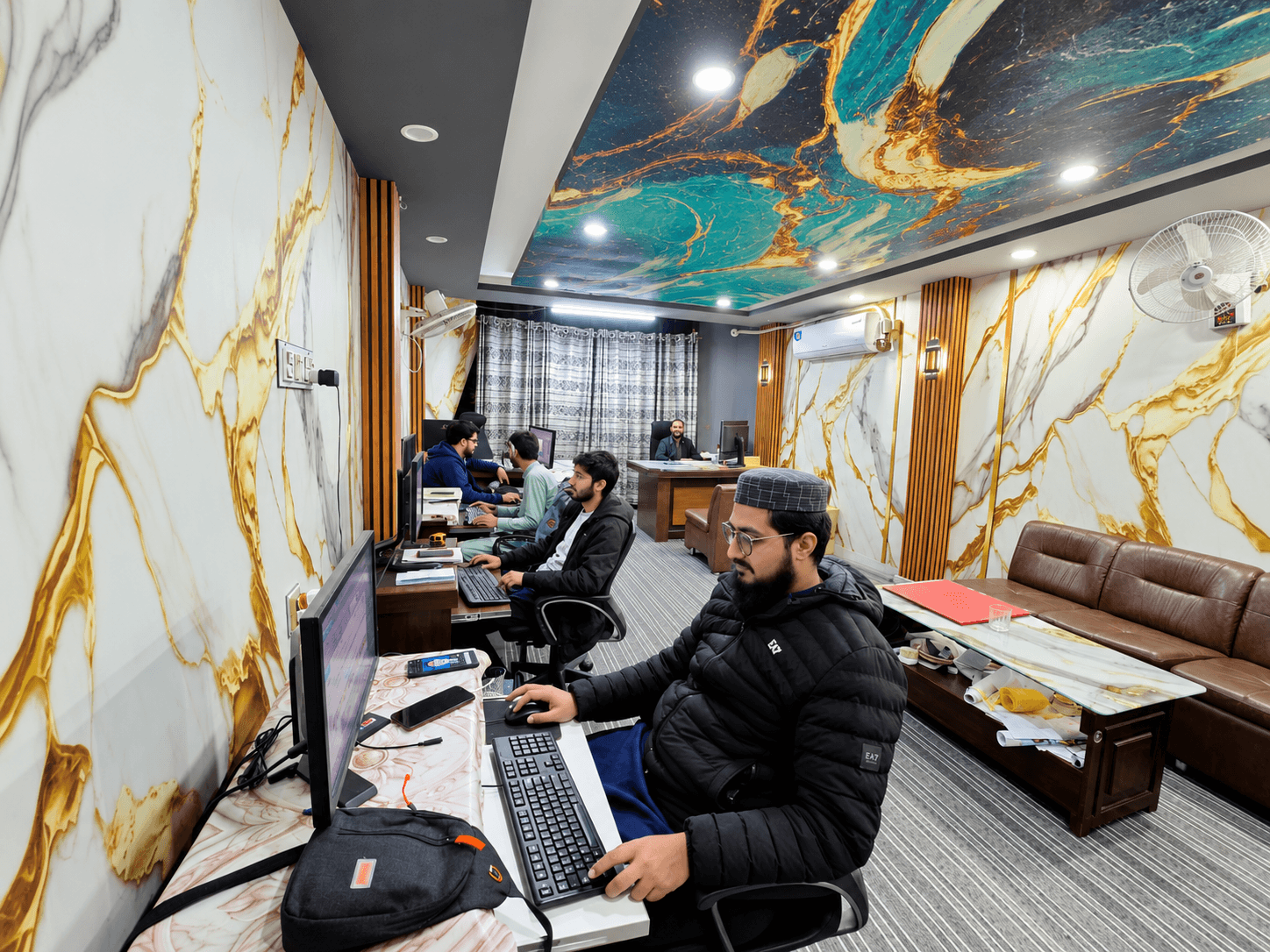DubaiAd. office and graphic design workspace
