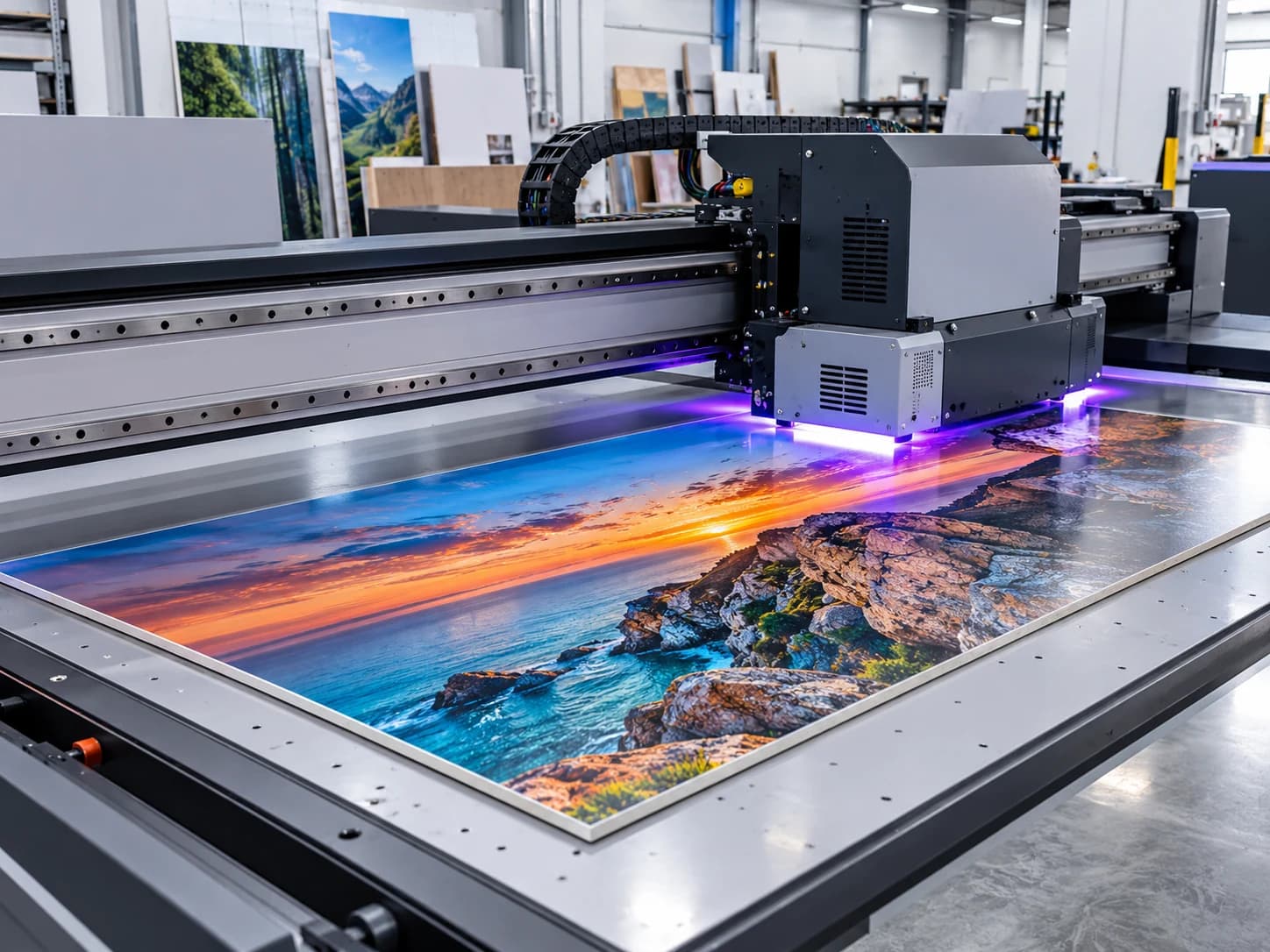 Flatbed UV Printing by DubaiAd.