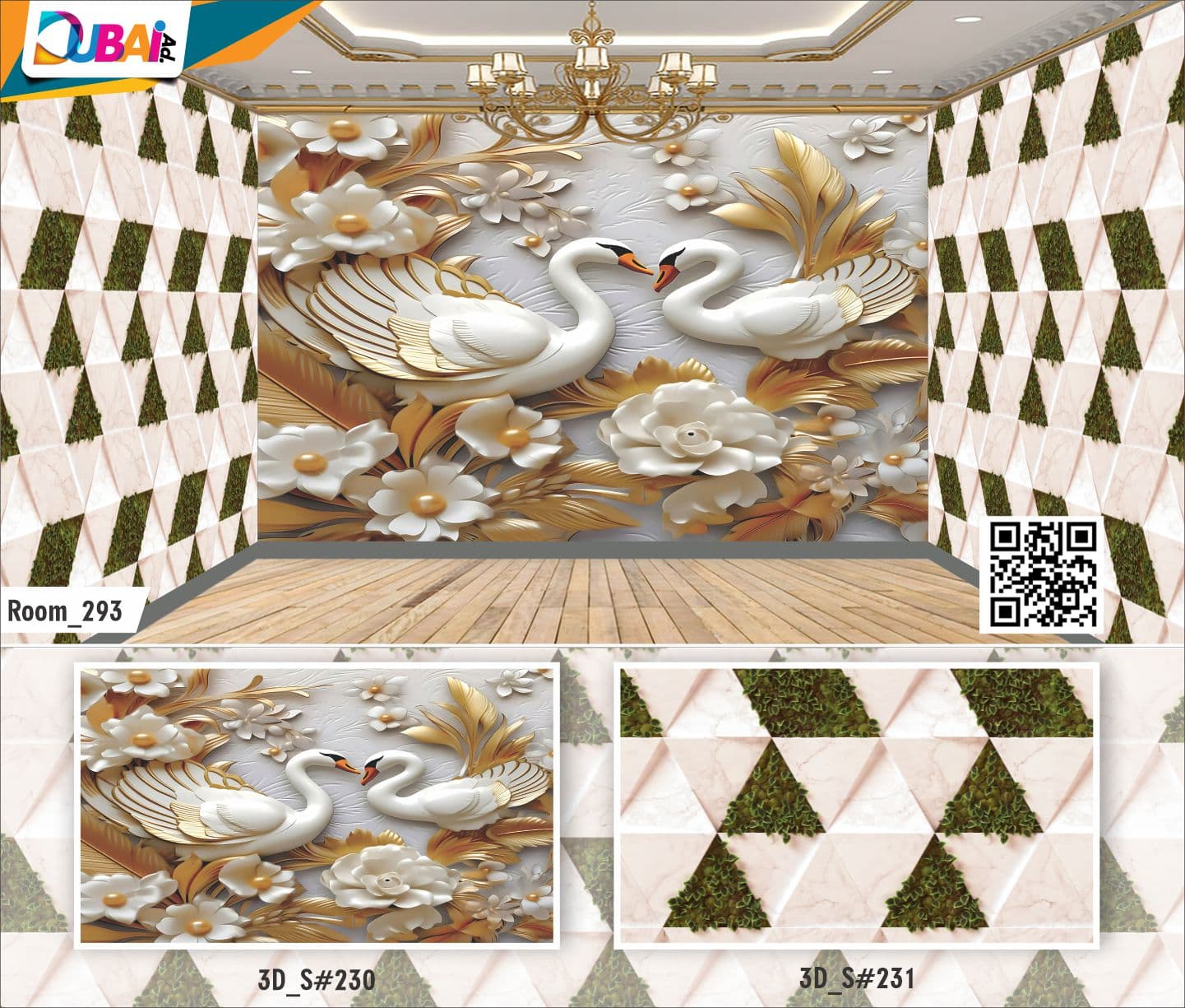 3D Special wallpaper design WP-3D-028 by DubaiAd.