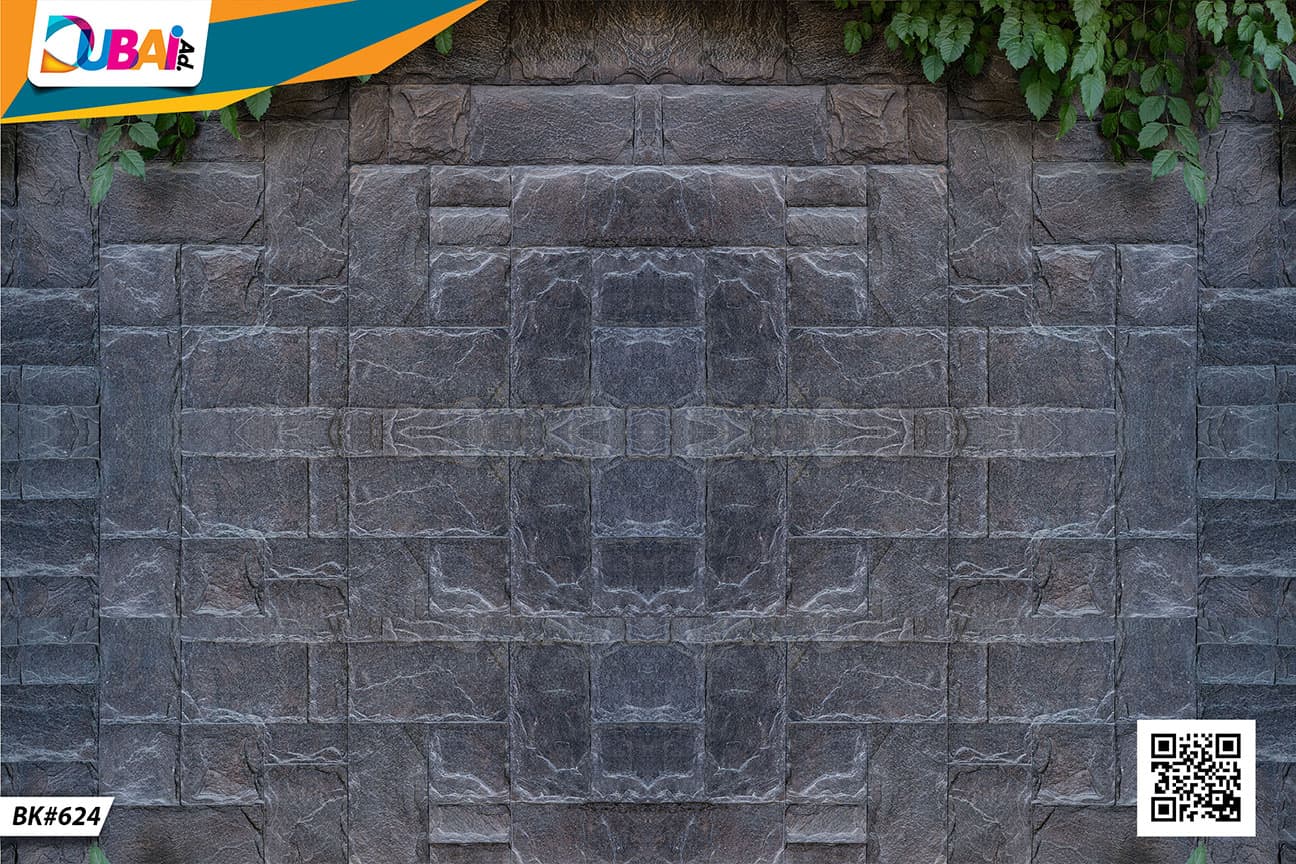 Bricks wallpaper design WP-BRK-012 by DubaiAd.