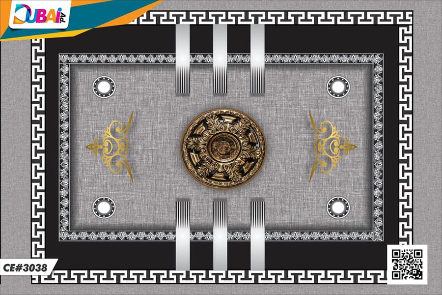 Ceiling Design wallpaper design WP-CEI-016 by DubaiAd.
