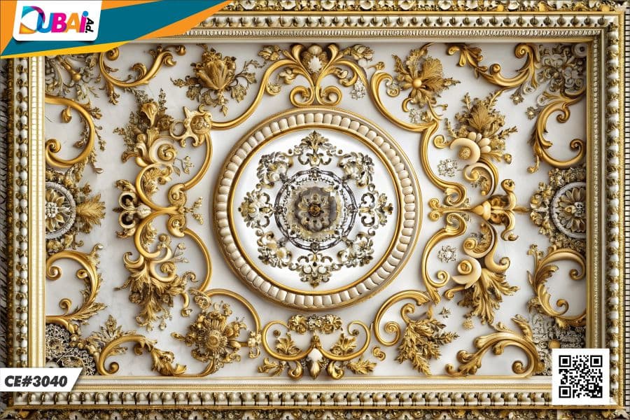Ceiling Design wallpaper design WP-CEI-017 by DubaiAd.