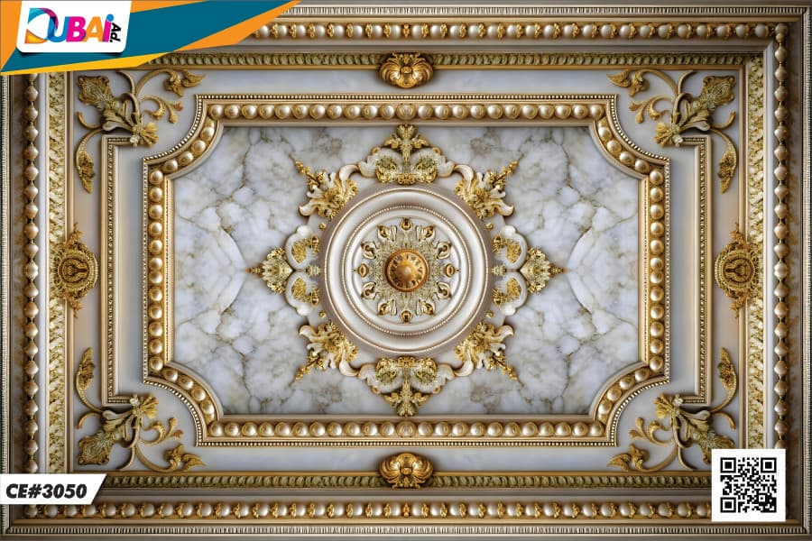 Ceiling Design wallpaper design WP-CEI-021 by DubaiAd.