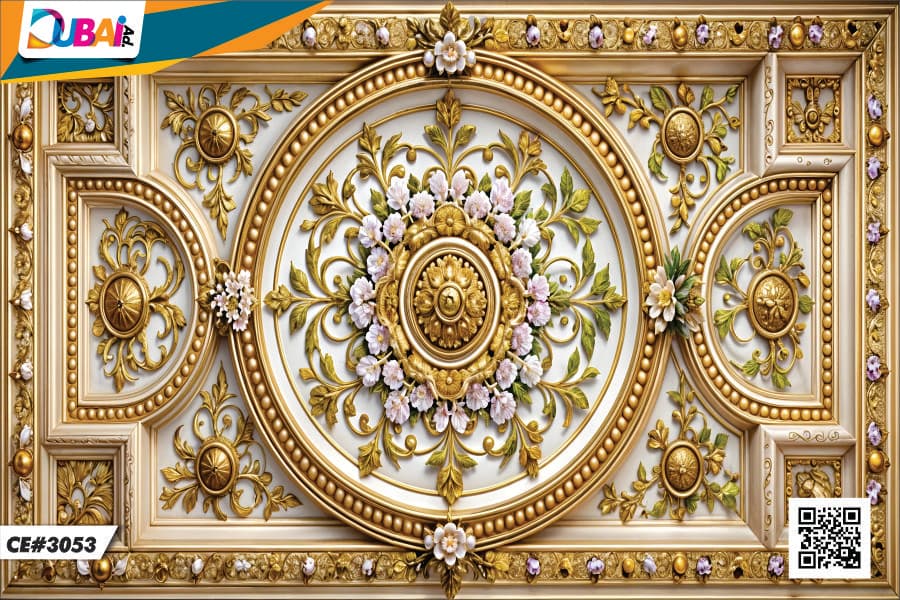 Ceiling Design wallpaper design WP-CEI-022 by DubaiAd.