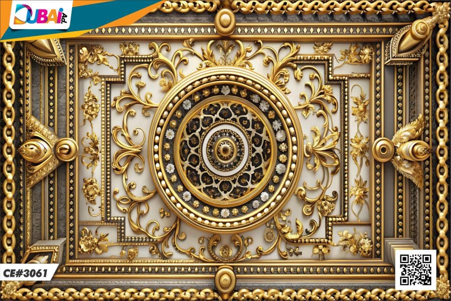 Ceiling Design wallpaper design WP-CEI-024 by DubaiAd.