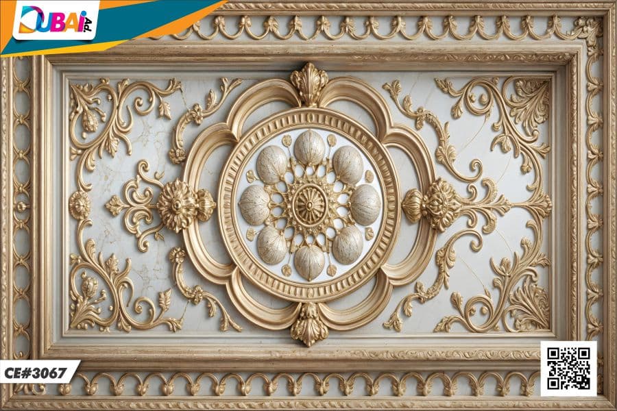 Ceiling Design wallpaper design WP-CEI-025 by DubaiAd.
