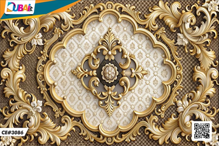 Ceiling Design wallpaper design WP-CEI-029 by DubaiAd.