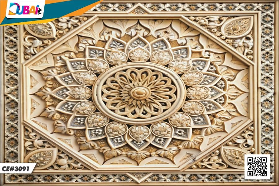 Ceiling Design wallpaper design WP-CEI-031 by DubaiAd.