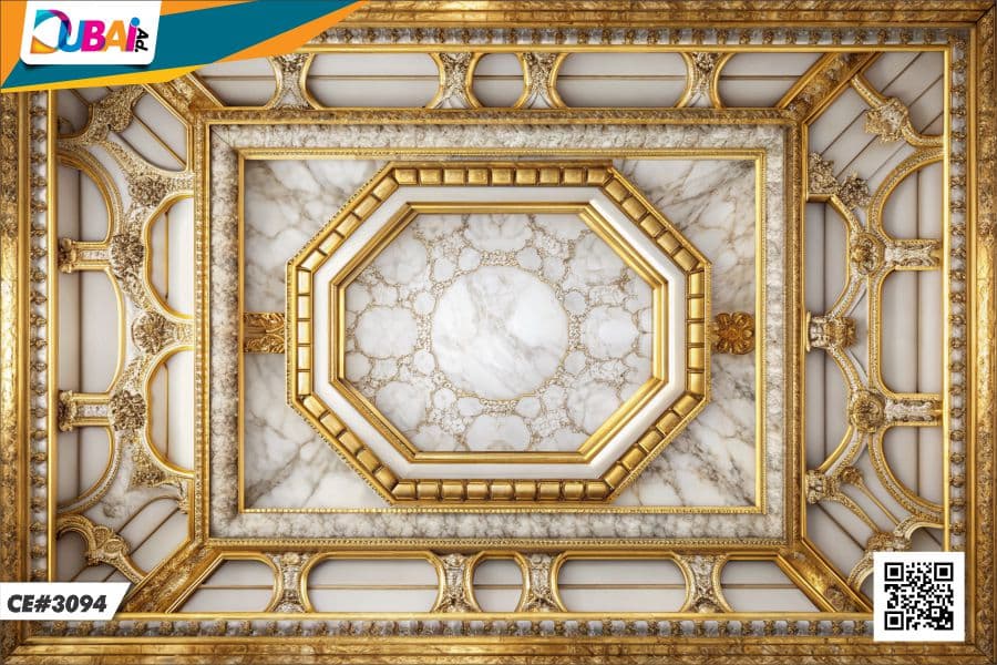 Ceiling Design wallpaper design WP-CEI-032 by DubaiAd.