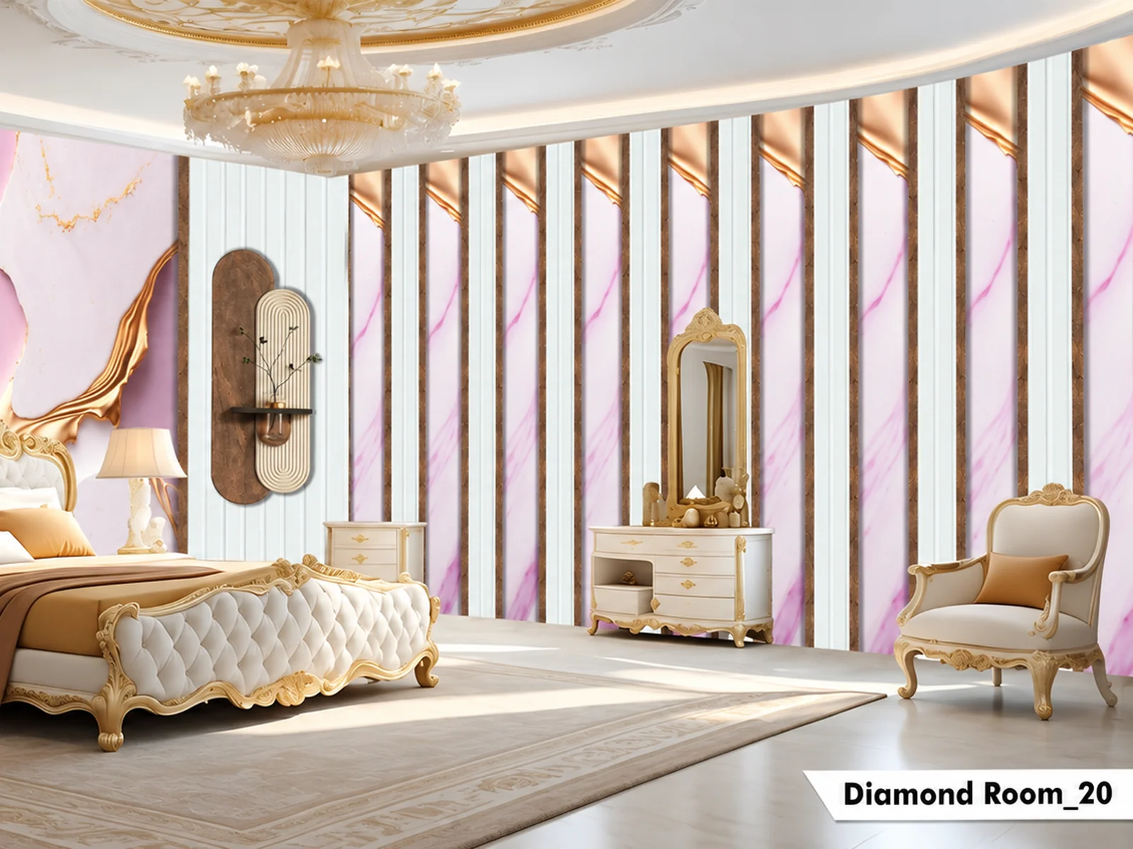Diamond wallpaper design WP-DIA-003 by DubaiAd.