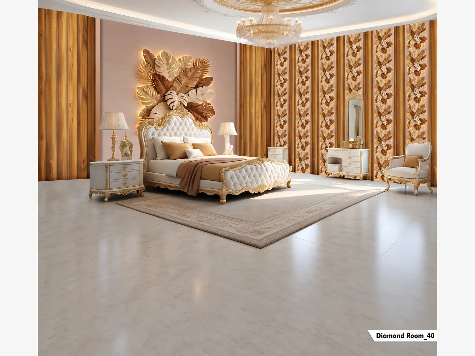 Diamond wallpaper design WP-DIA-005 by DubaiAd.