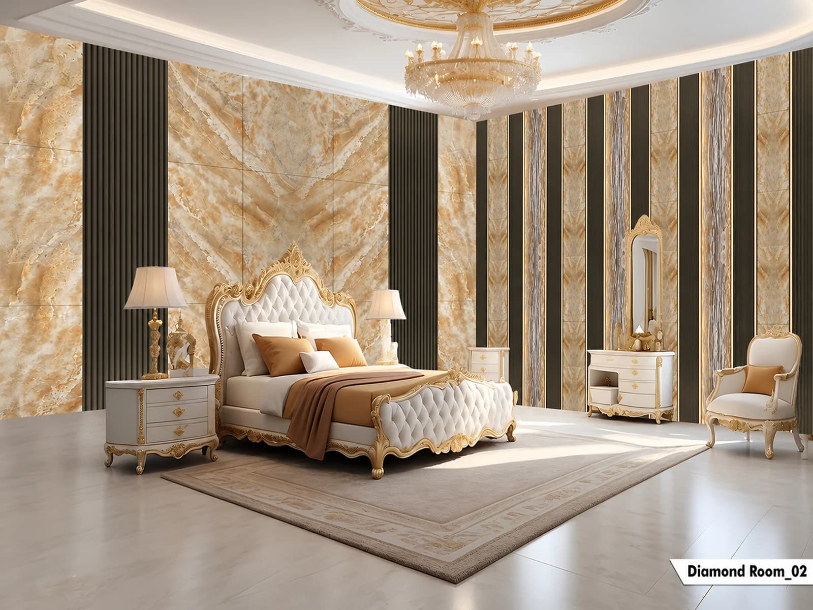 Diamond wallpaper design WP-DIA-006 by DubaiAd.