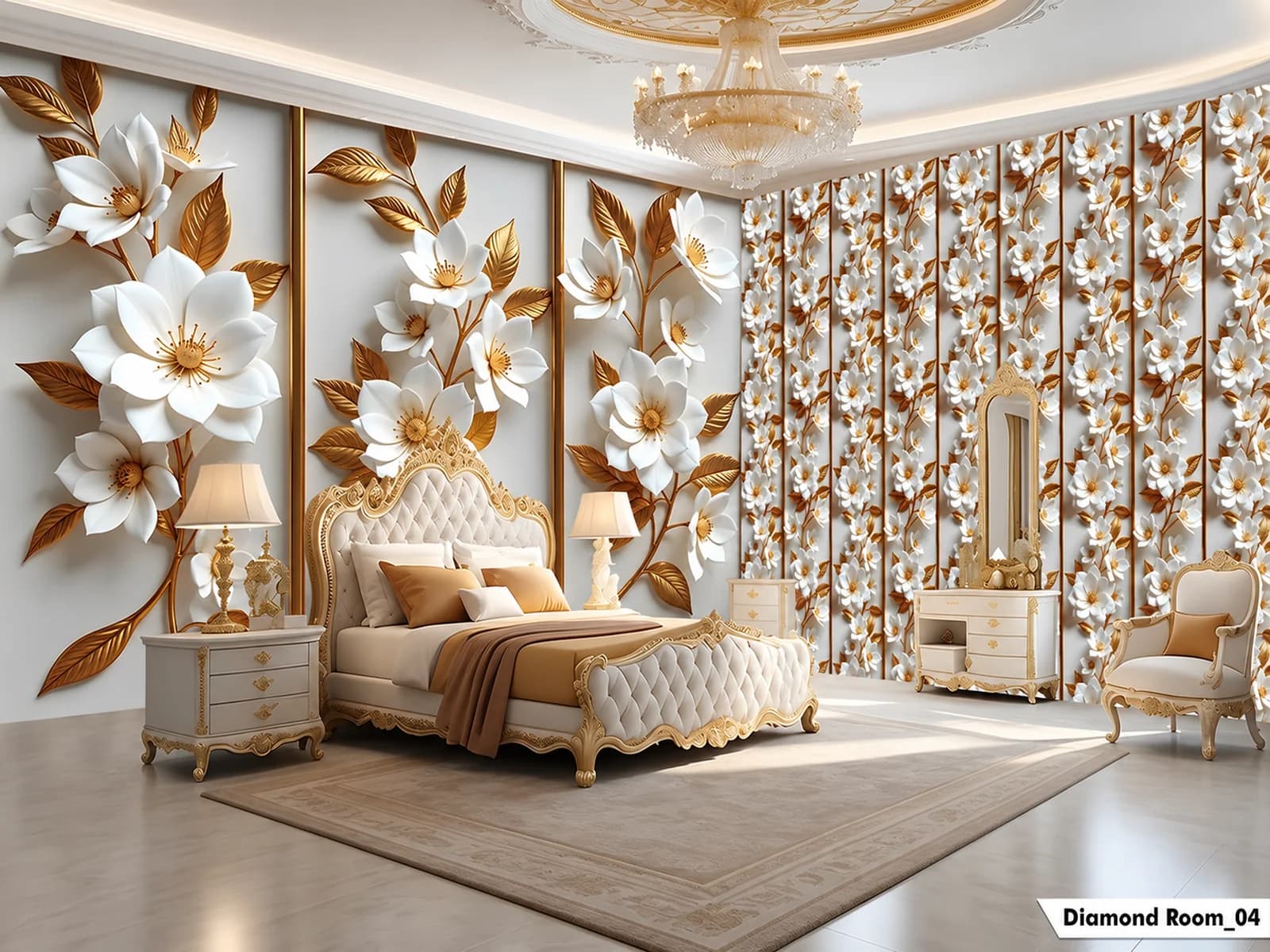 Diamond wallpaper design WP-DIA-007 by DubaiAd.