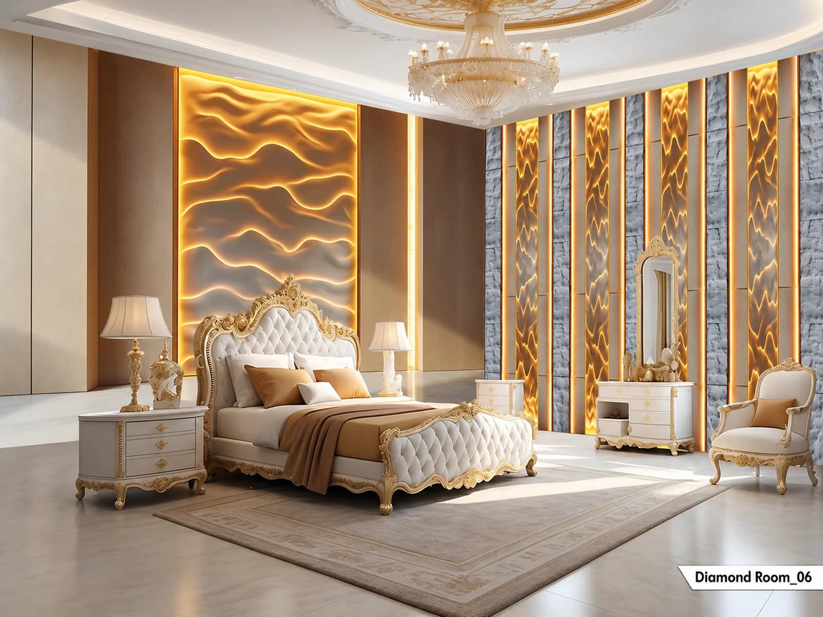 Diamond wallpaper design WP-DIA-008 by DubaiAd.