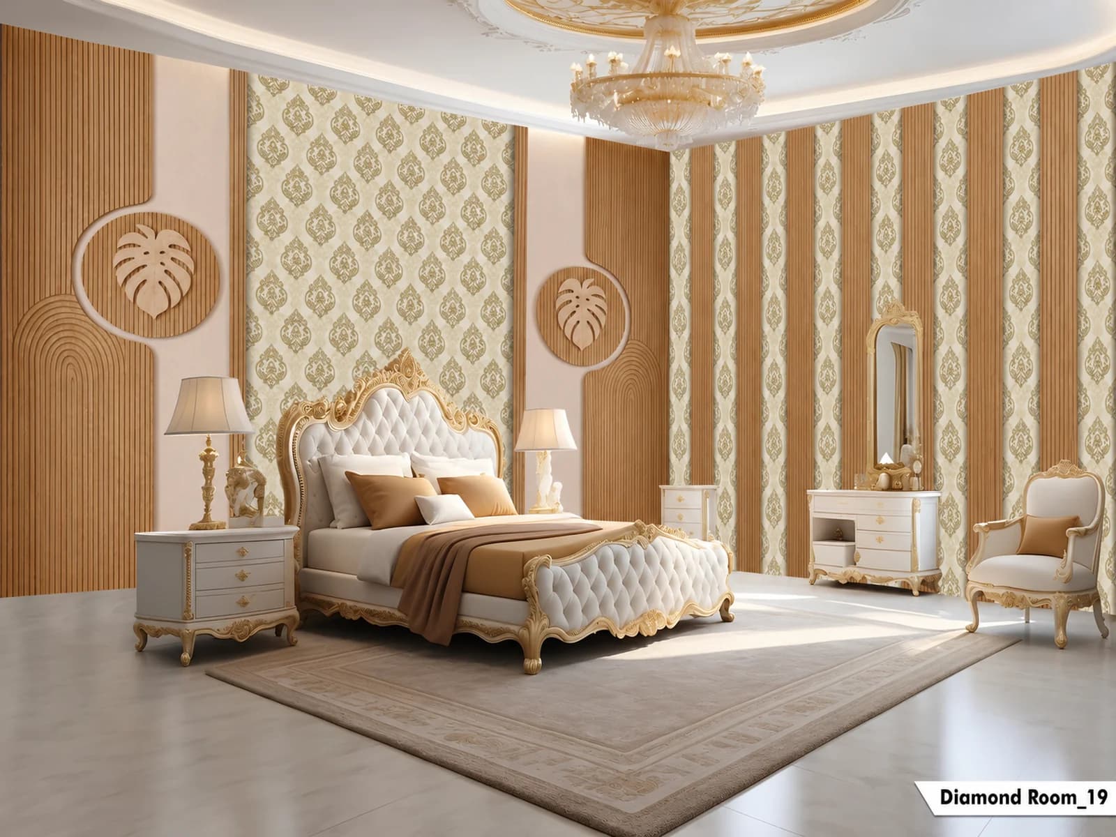 Diamond wallpaper design WP-DIA-014 by DubaiAd.