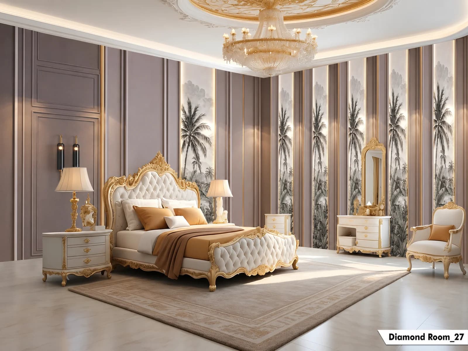 Diamond wallpaper design WP-DIA-017 by DubaiAd.