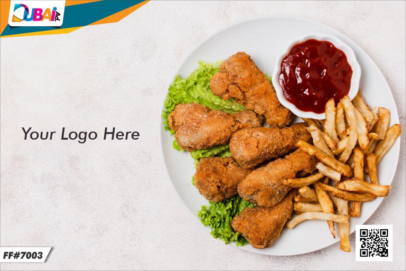 Fast Food wallpaper design WP-FFD-004 by DubaiAd.
