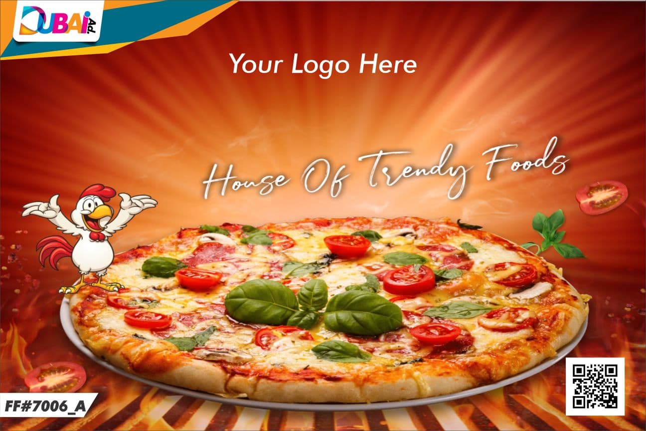Fast Food wallpaper design WP-FFD-007 by DubaiAd.