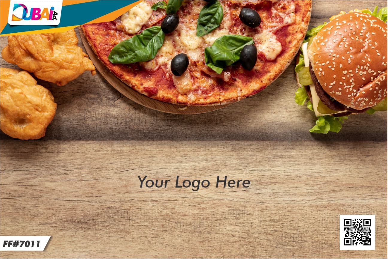Fast Food wallpaper design WP-FFD-014 by DubaiAd.