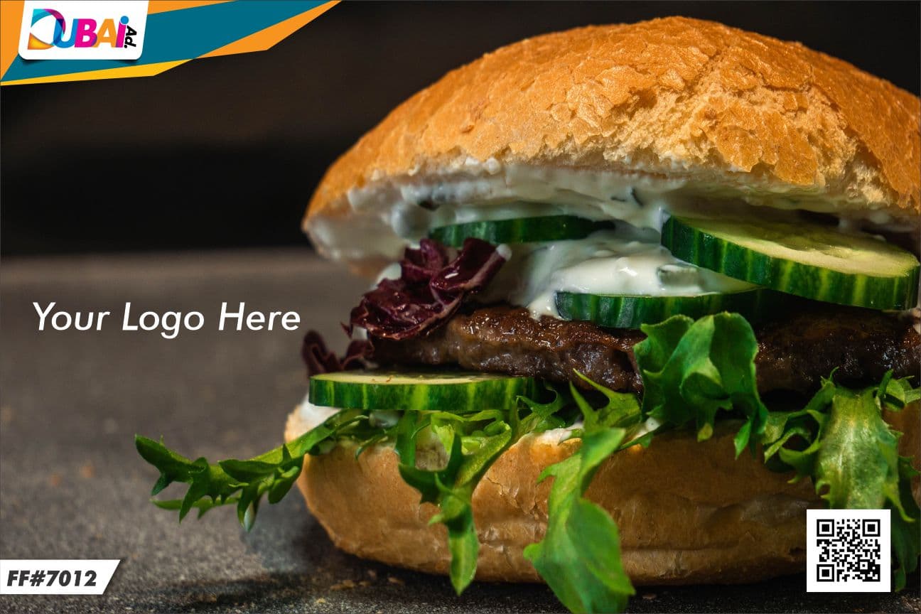 Fast Food wallpaper design WP-FFD-015 by DubaiAd.