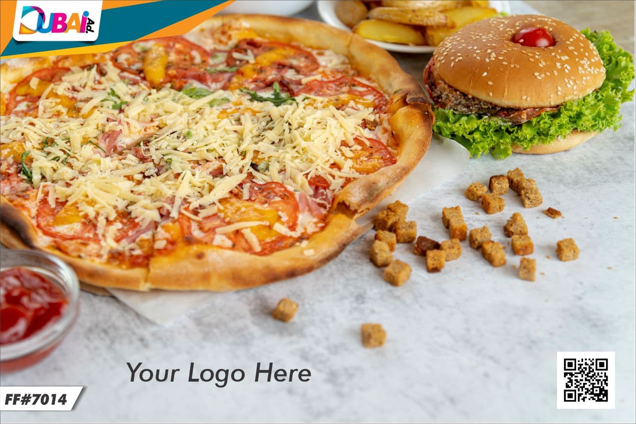 Fast Food wallpaper design WP-FFD-017 by DubaiAd.