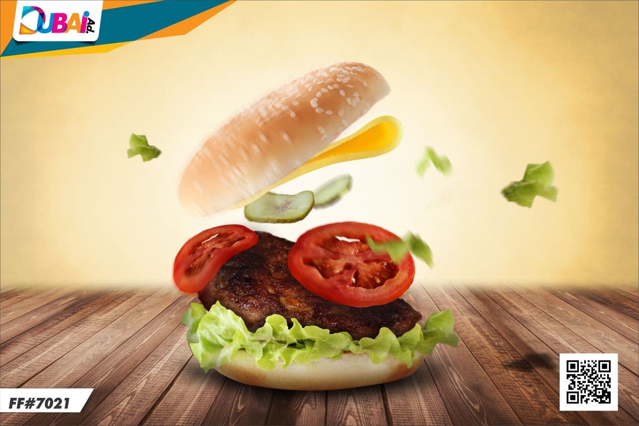 Fast Food wallpaper design WP-FFD-024 by DubaiAd.