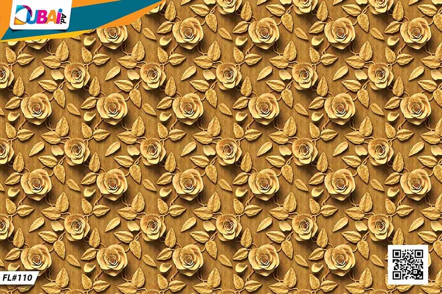 Floral wallpaper design WP-FLR-002 by DubaiAd.