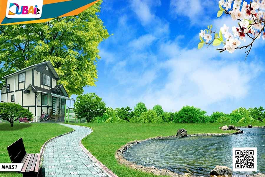 Nature wallpaper design WP-NAT-017 by DubaiAd.