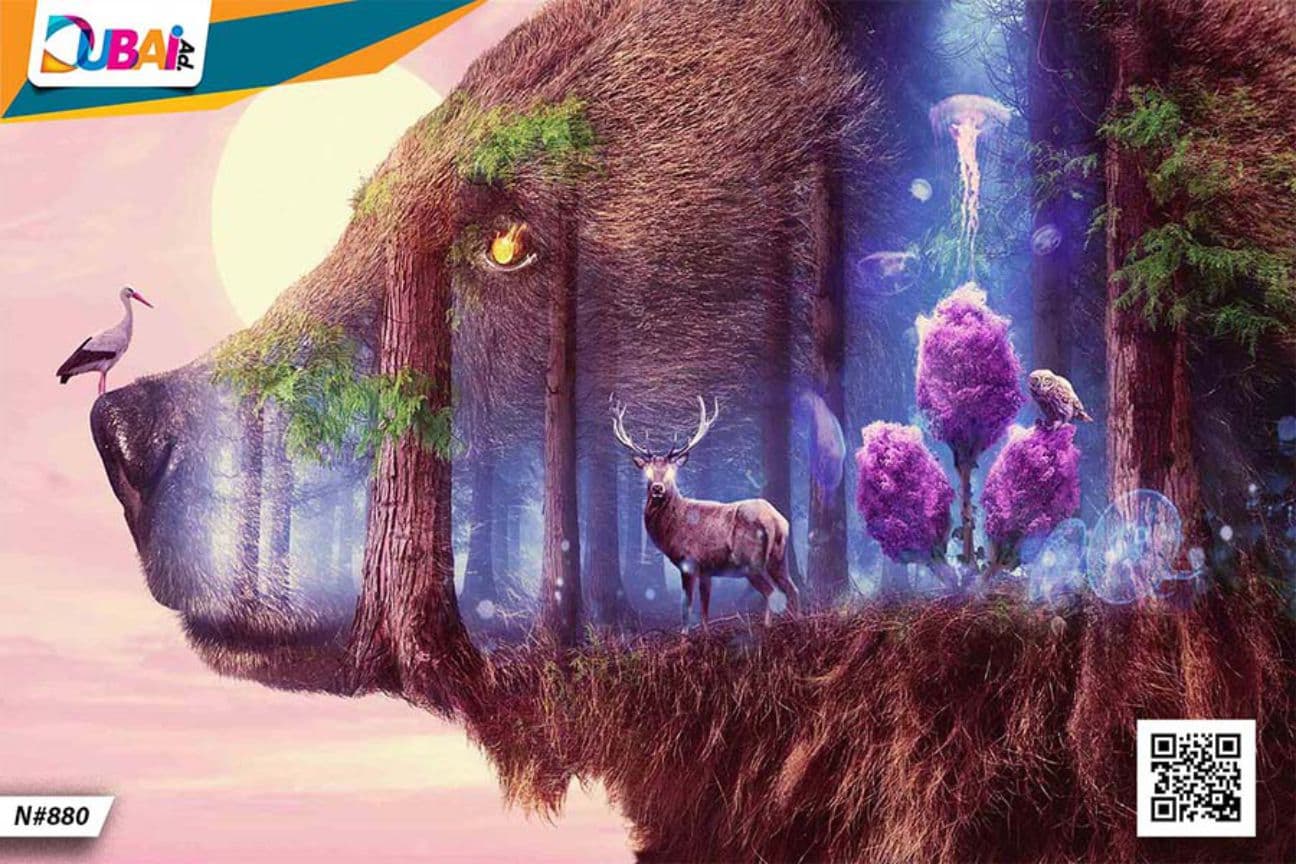 Nature wallpaper design WP-NAT-023 by DubaiAd.