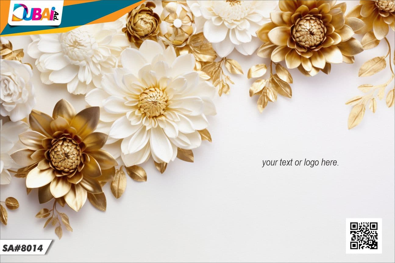 Salon wallpaper design WP-SAL-008 by DubaiAd.