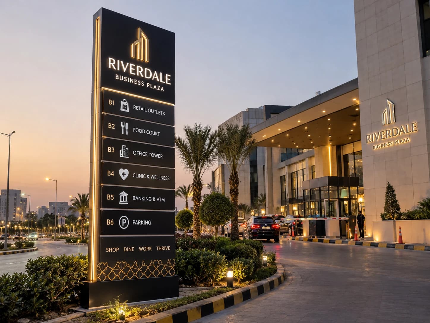 Pylon & Totem Signs by DubaiAd.